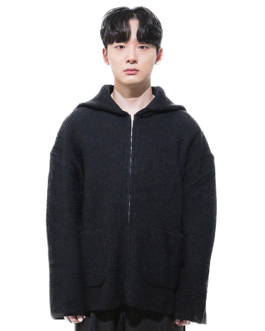 【즉납】Longneck Drivers Knit-BLACK 