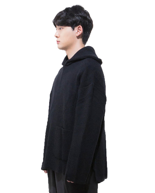 [Ready to ship] Longneck Drivers Knit-BLACK 