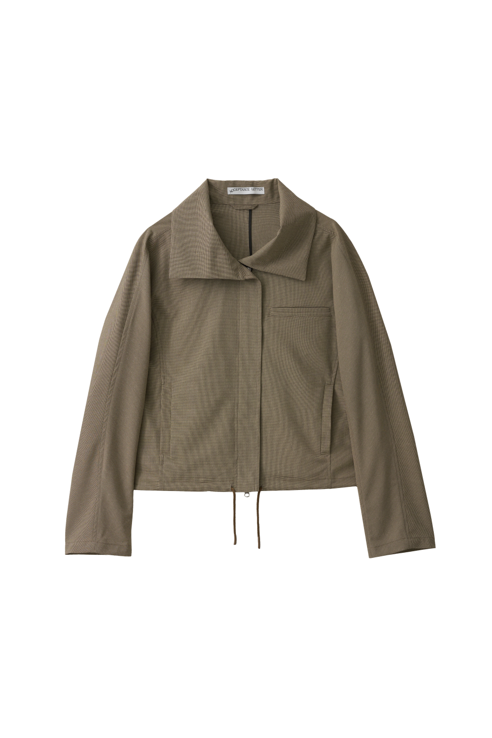 Orb Sleeve Wind Jacket - Brown, Gray