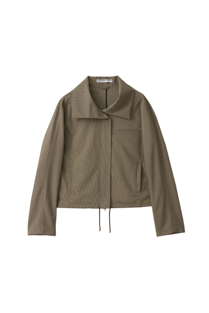 Orb Sleeve Wind Jacket - Brown, Gray