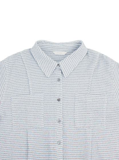 Textured Stripe Shirt