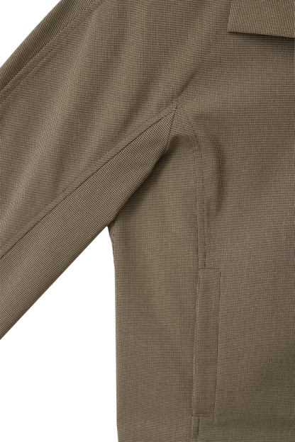 Orb Sleeve Wind Jacket - Brown, Gray