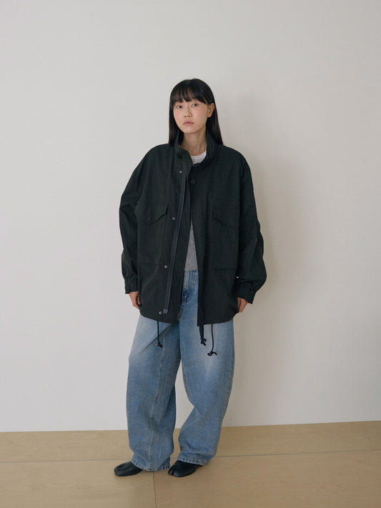 Pocket Detail Jacket - Black 2