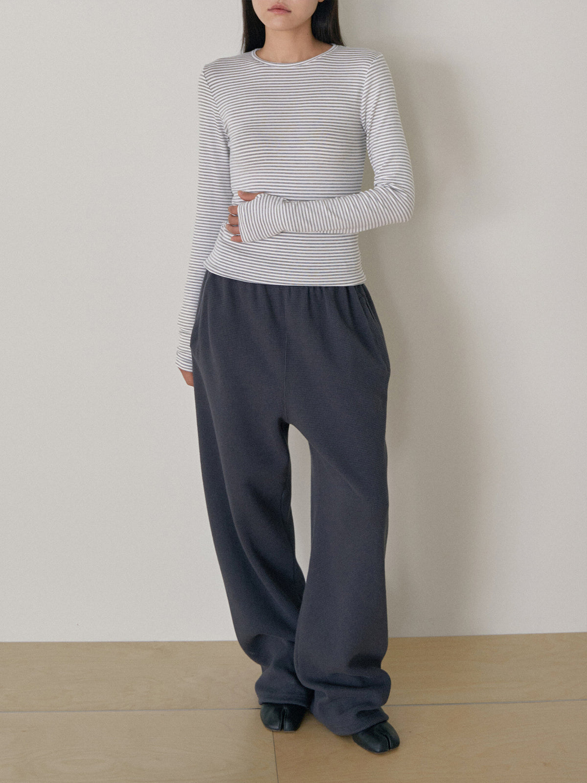 Current Waffle Sweatpants - Charcoal 5