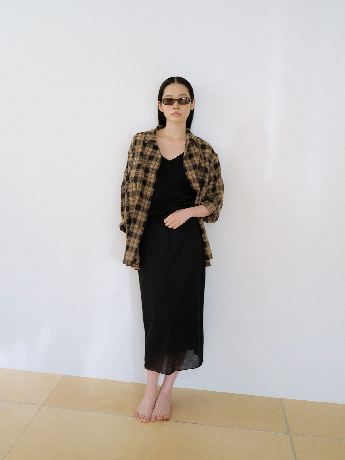 Check Flap Jacket - Black 5