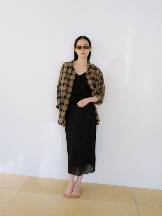 Check Flap Jacket - Black 5
