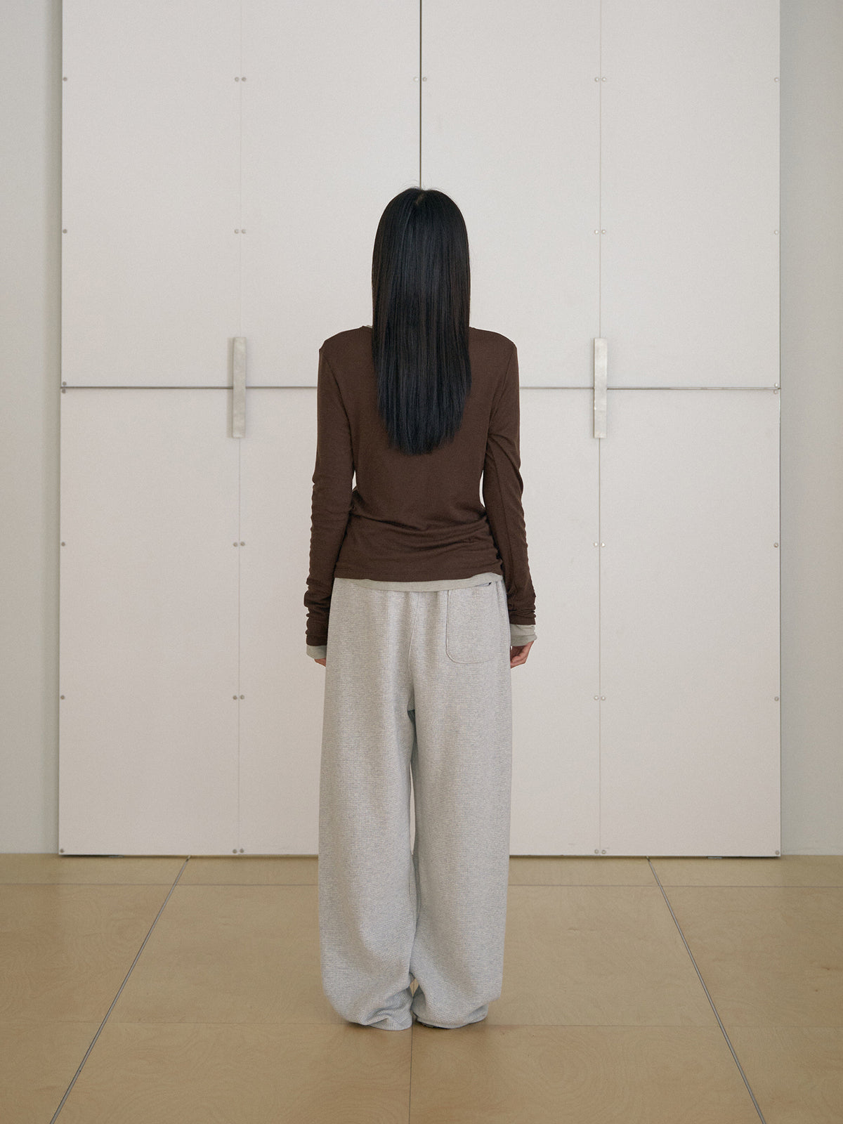 MARAN Finger Hole Long Sleeve - Brown 商品画像20/21