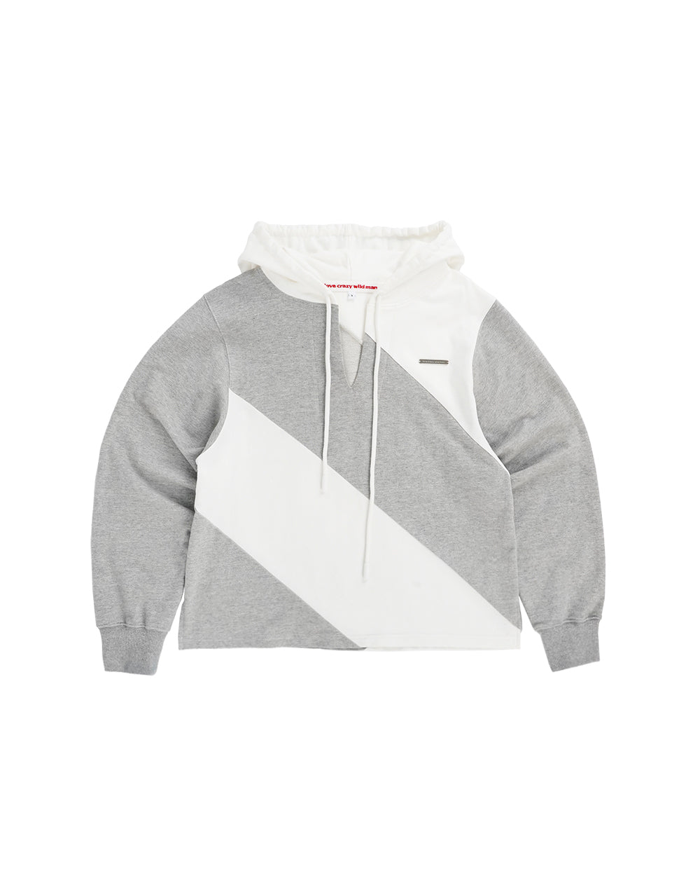 DIAGONAL HOODIE Melange