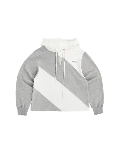 DIAGONAL HOODIE Melange