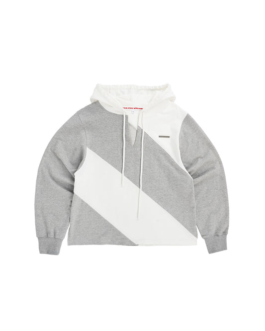 DIAGONAL HOODIE Melange