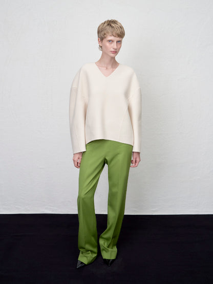 [ARIK. Arik AW] Sarin wool pullover jumper Cream