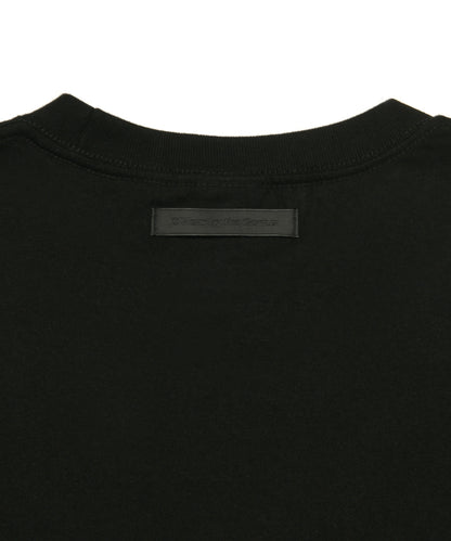 【C Wear シーウエア】Men's Crop Long Sleeve T-Shirt Black