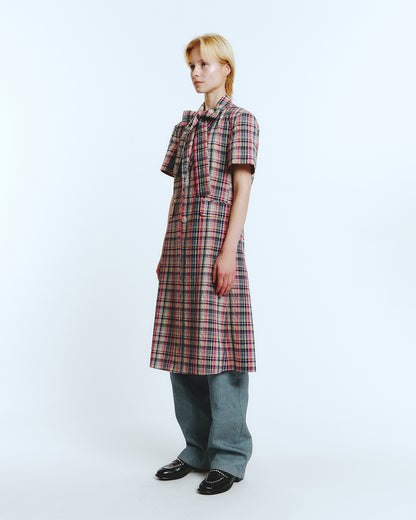 HALF SLEEVE COAT Multi Check