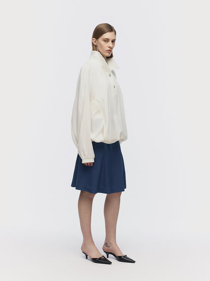 [ARIK.] [24SS] HELVETIOS oversized anorak Ivory