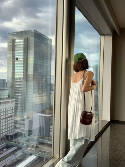 【hiir 2026SS】pm_Flowy Pocket Slip Dress