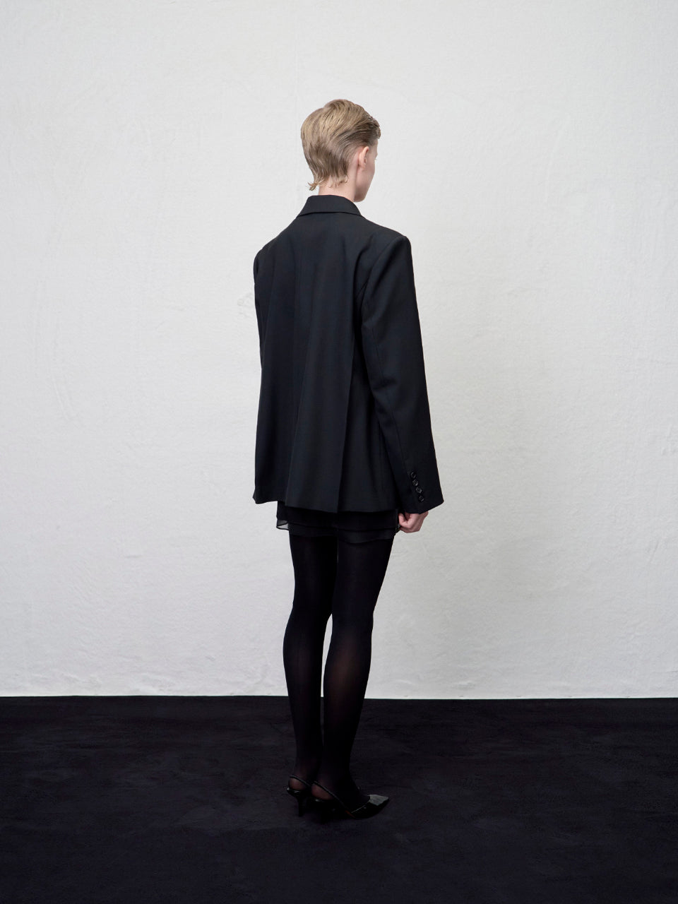 【ARIK. アリク AW】Kaus Pressed single jacket Black