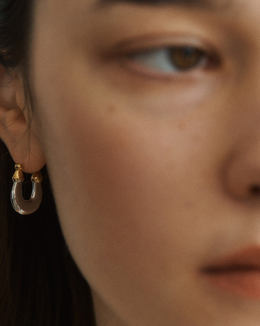 [BORNETE SEASON 23-007] 23SS Etoile silver earring