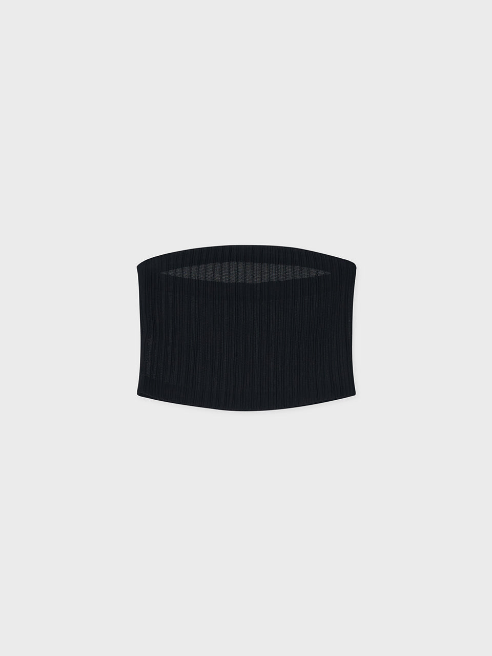 [ARIK.] [24SS] MATAR pleats tube top Black