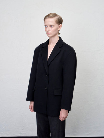 [ARIK. AW] Sagit wool volume jacket Black