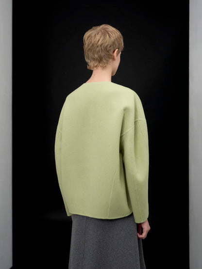 [ARIK. Arik AW] Sarin wool pullover jumper Apple green