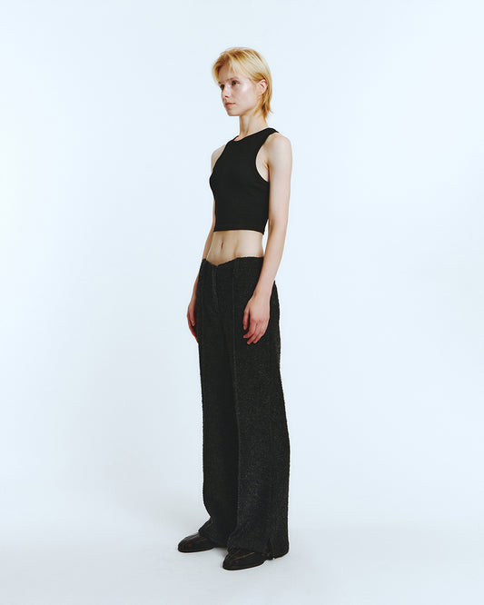 BOUCLE BELL BOTTOMS Black