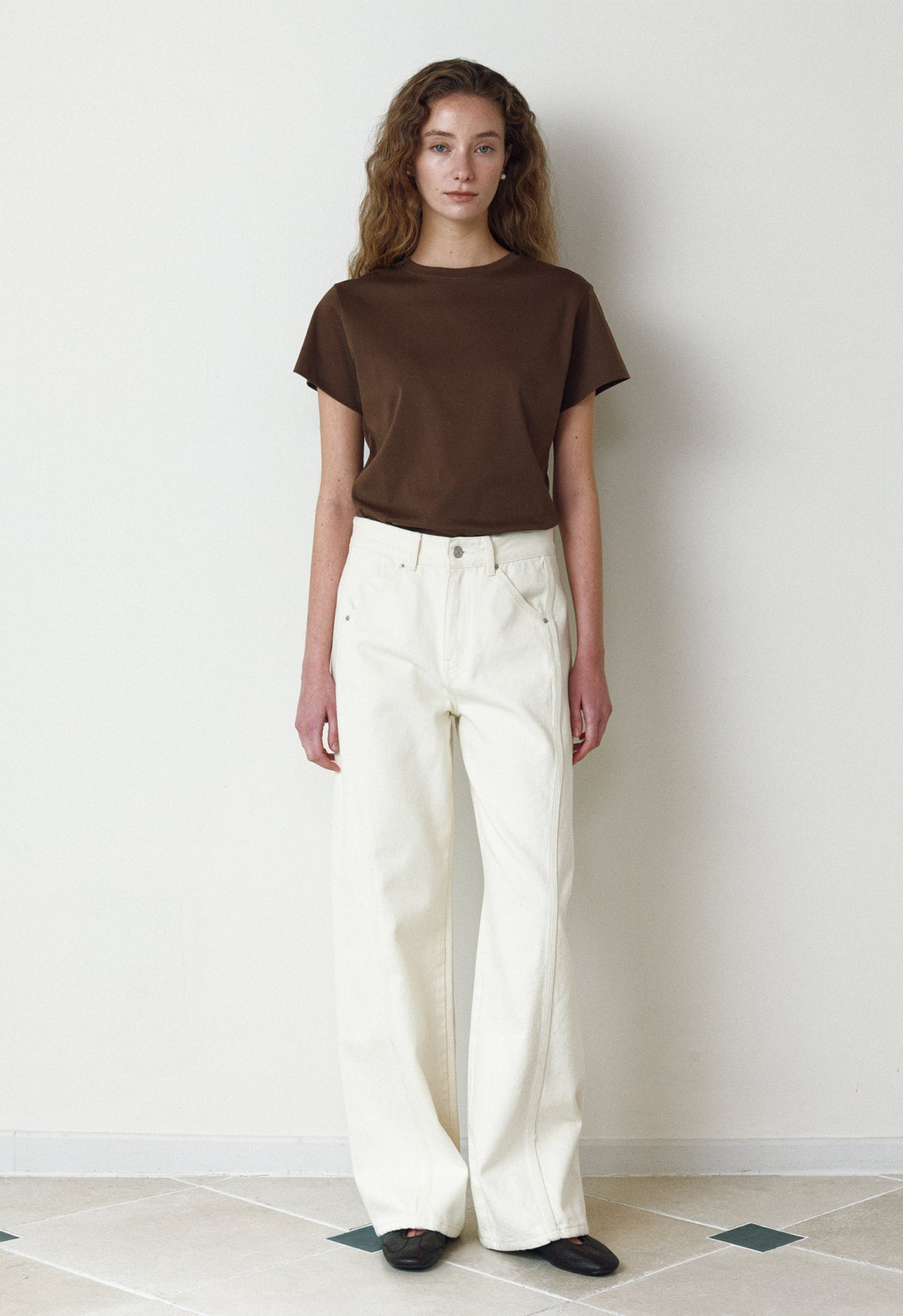 Blanc New Denim Pants - IVORY