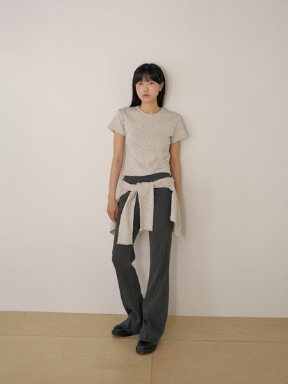 Pigment Flare Pants - Charcoal 3