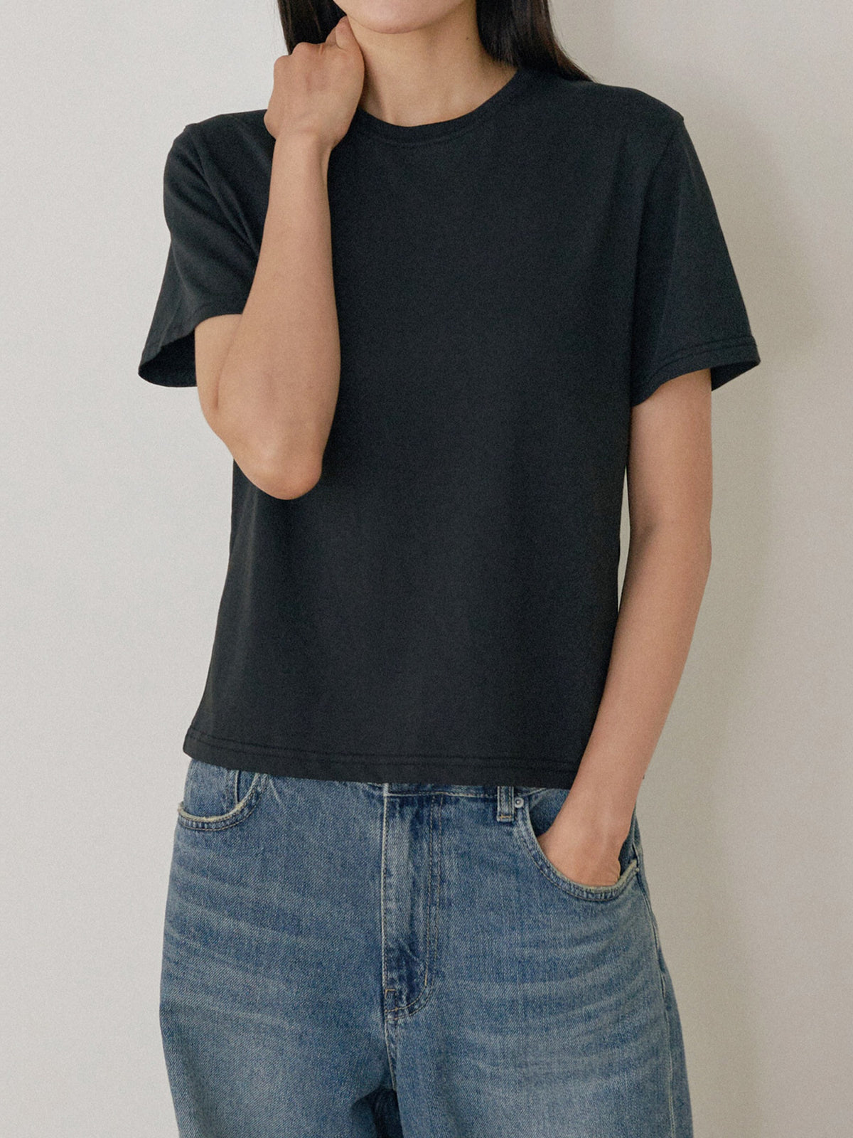 Smooth Short Sleeve - Black 1