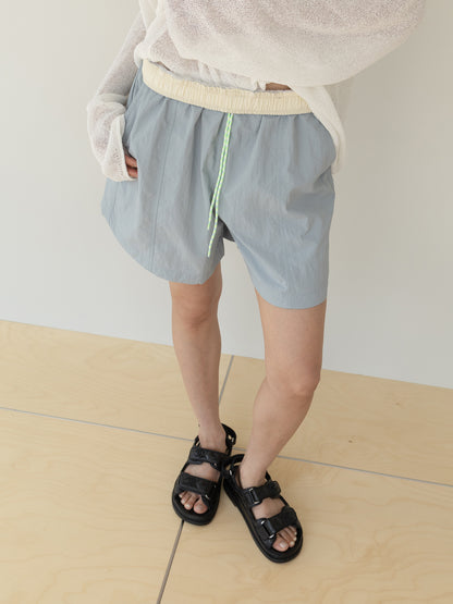 Liptop Harlf Pants-BLUE