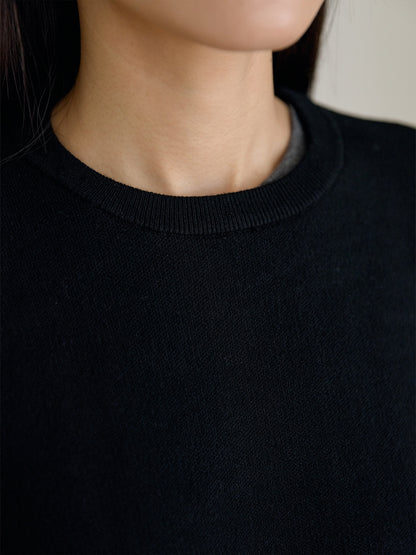 Ray Round Pullover - Black 10