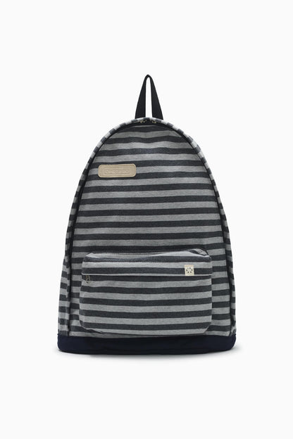 JERSEY STRIPE BACKPACK, CHARCOAL