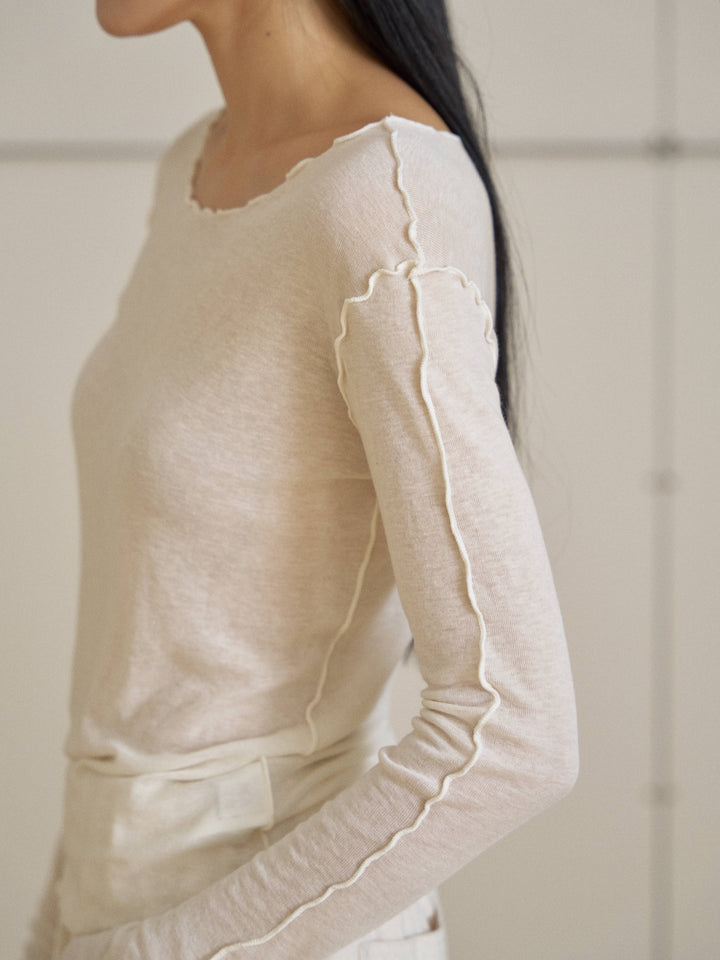 Wave Long Sleeve – Ivory