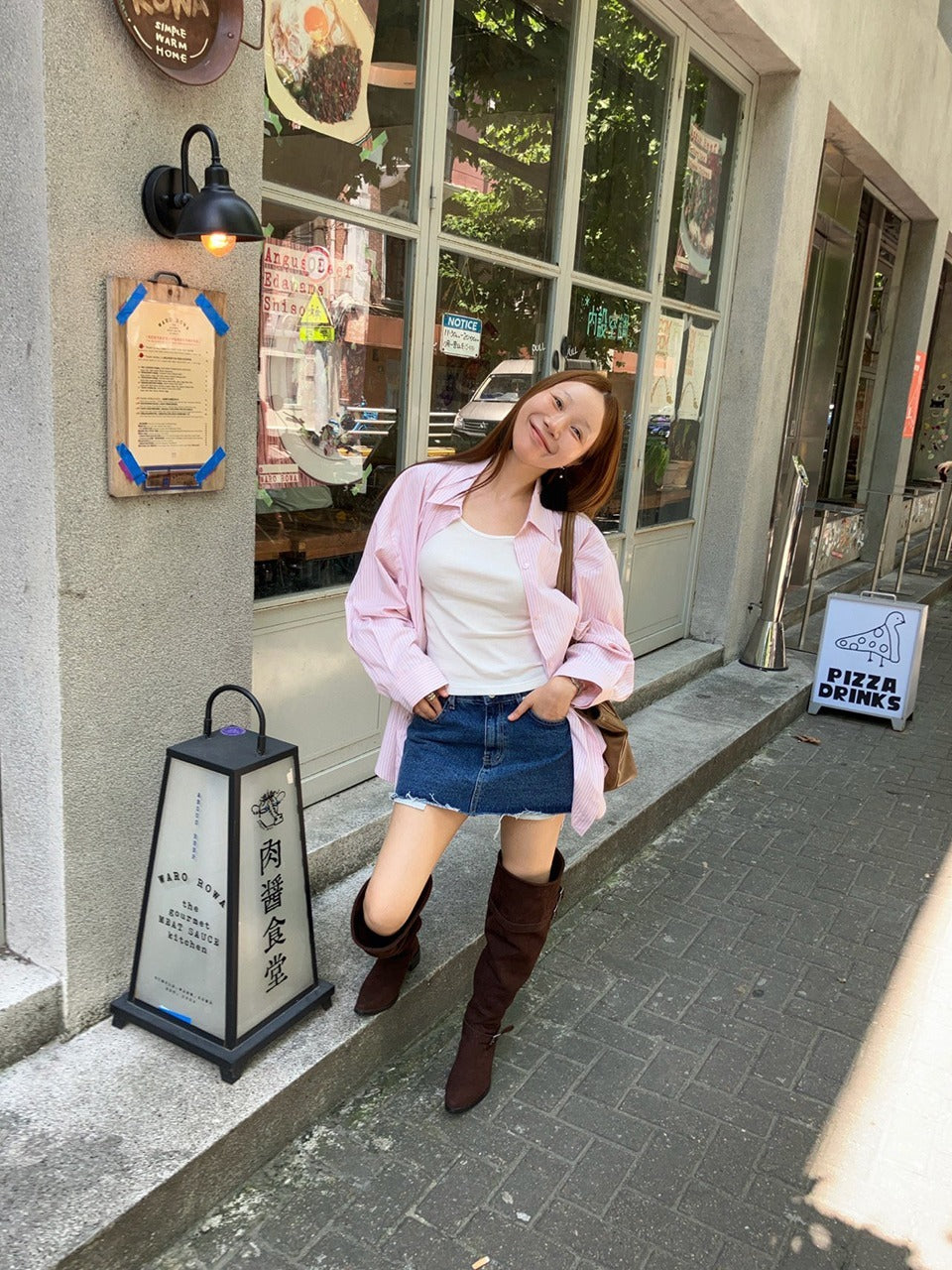 【A MA:DE】Melbourne denim skirt
