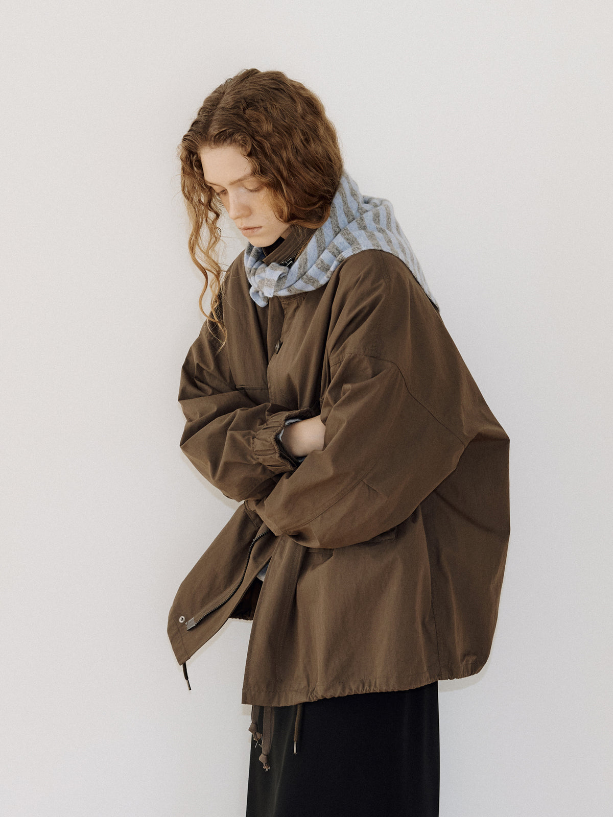 Pocket Detail Jacket - Brown 5