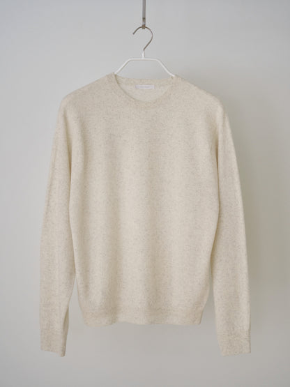 Cashmere Round Pullover - Oatmeal 6