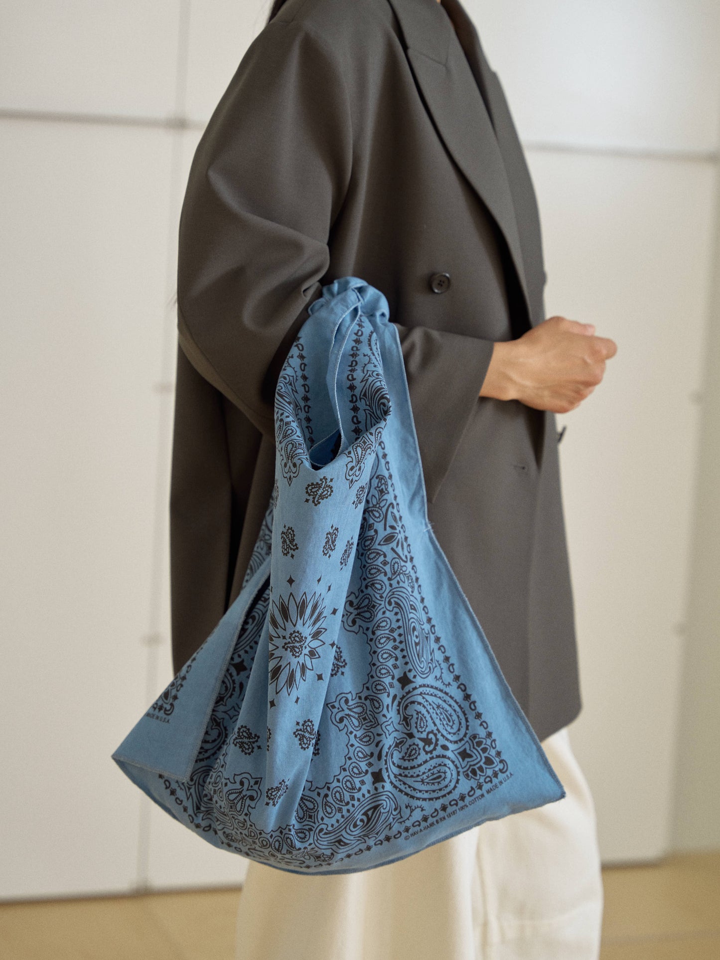 Pigment Square Bag - Blue