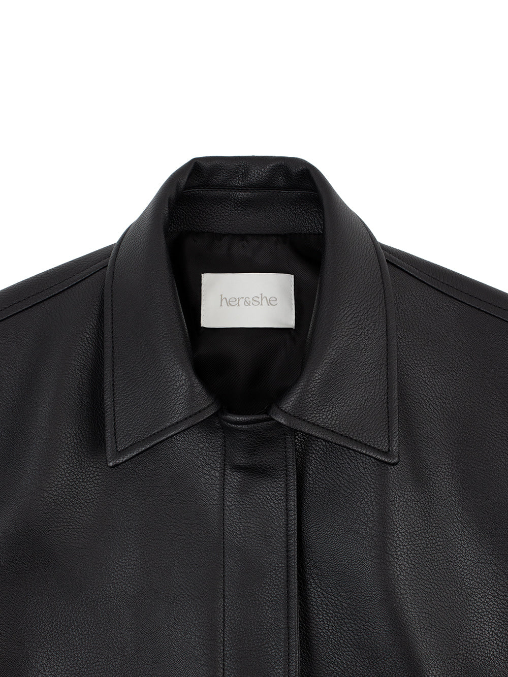Contemporary Leather Jacket