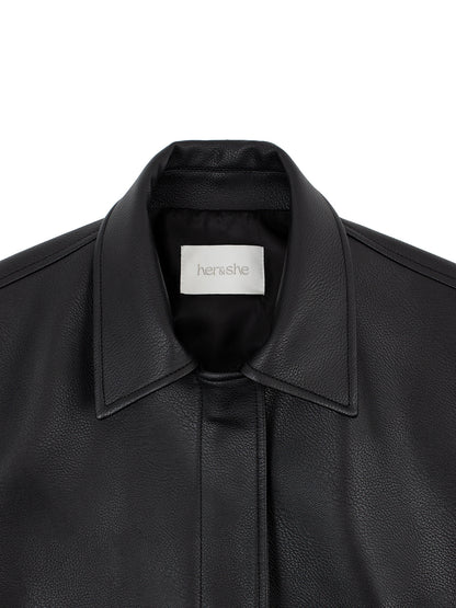 Contemporary Leather Jacket