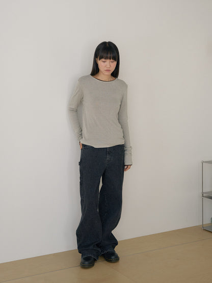 Finger Hole Long Sleeve - Green 8