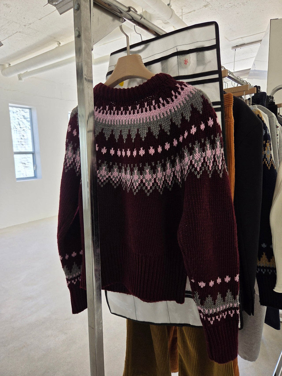 【A MA:DE】Nordic cardigan ( 2color )