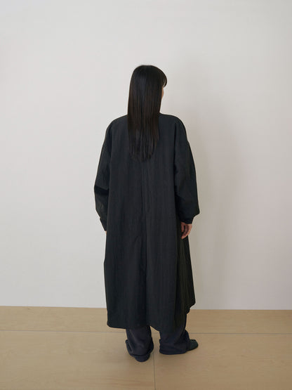 MARAN High Neck Trench Coat - Black 商品画像17/21