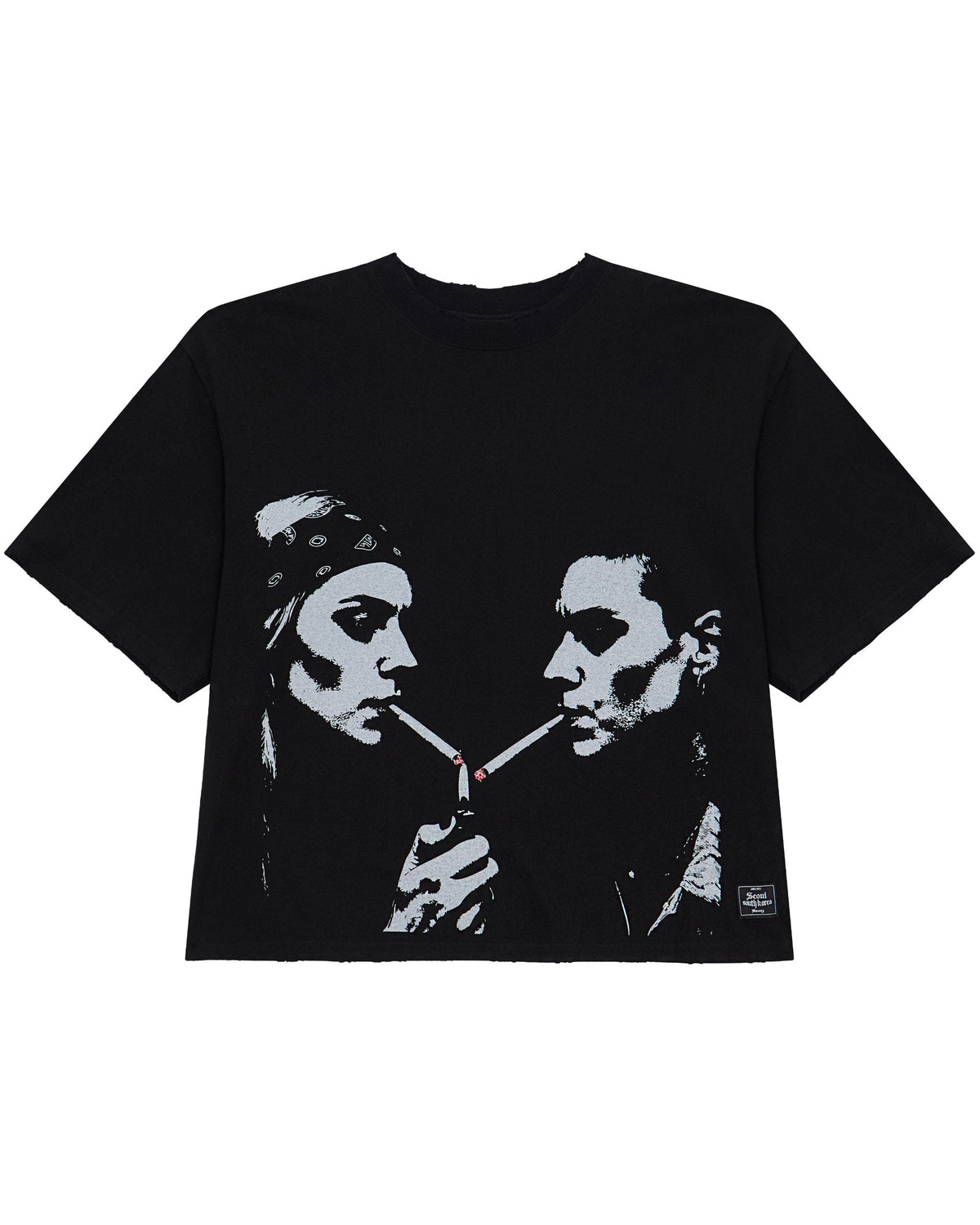 Smoking girls tee BK