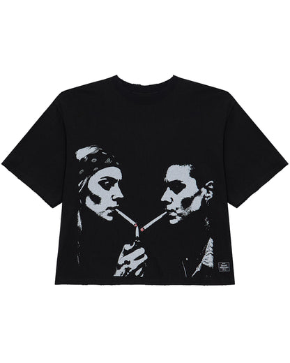 Smoking girls tee BK