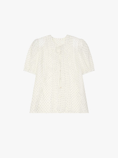 【A MA:DE 2026SS】Dot blouse ( 2color )
