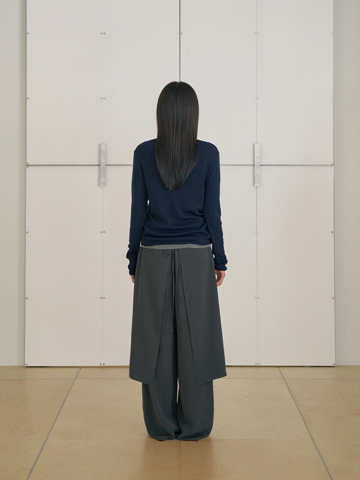 MARAN Henley Neck Pullover - Navy 商品画像14/19