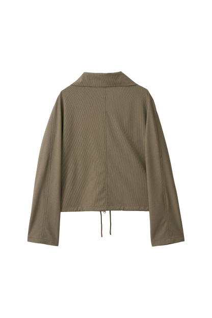 Orb Sleeve Wind Jacket - Brown, Gray