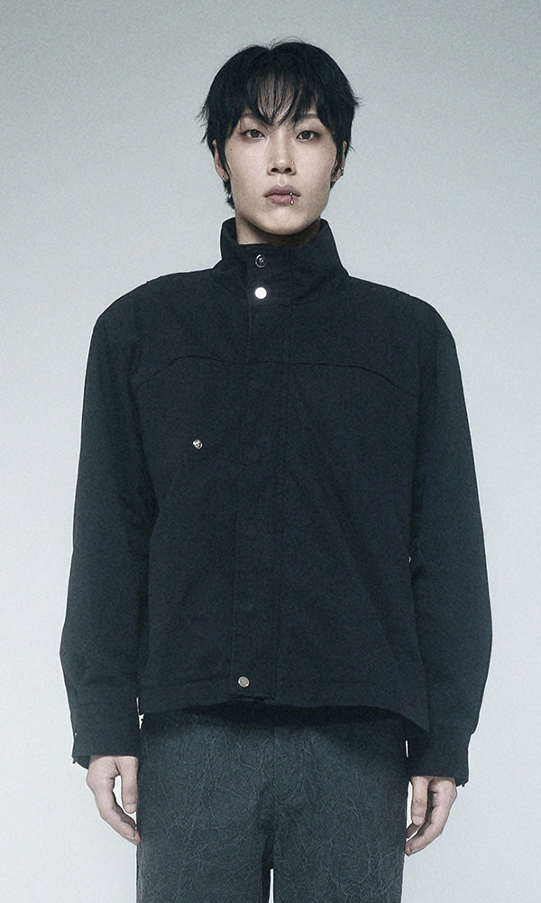 Reculer Drape field jacket(ウォッシュドブラック) 商品画像7/7