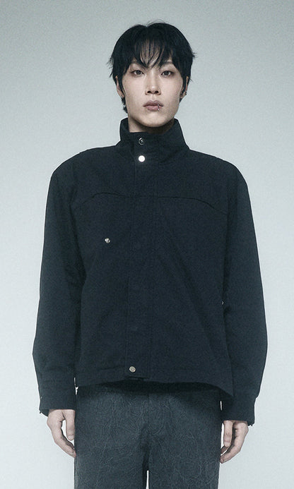 Reculer Drape field jacket(ウォッシュドブラック) 商品画像7/7