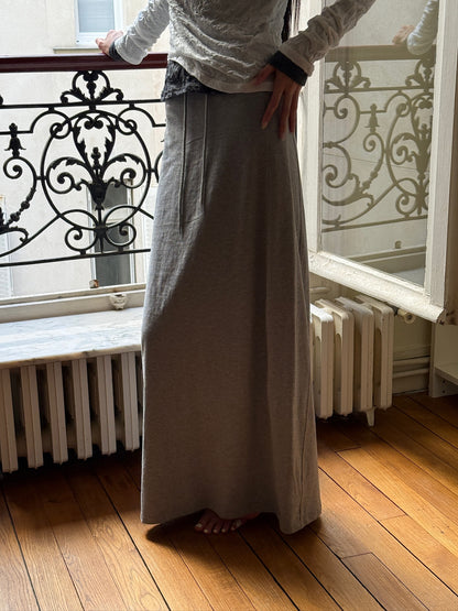 Cotton Maxi-Skirt