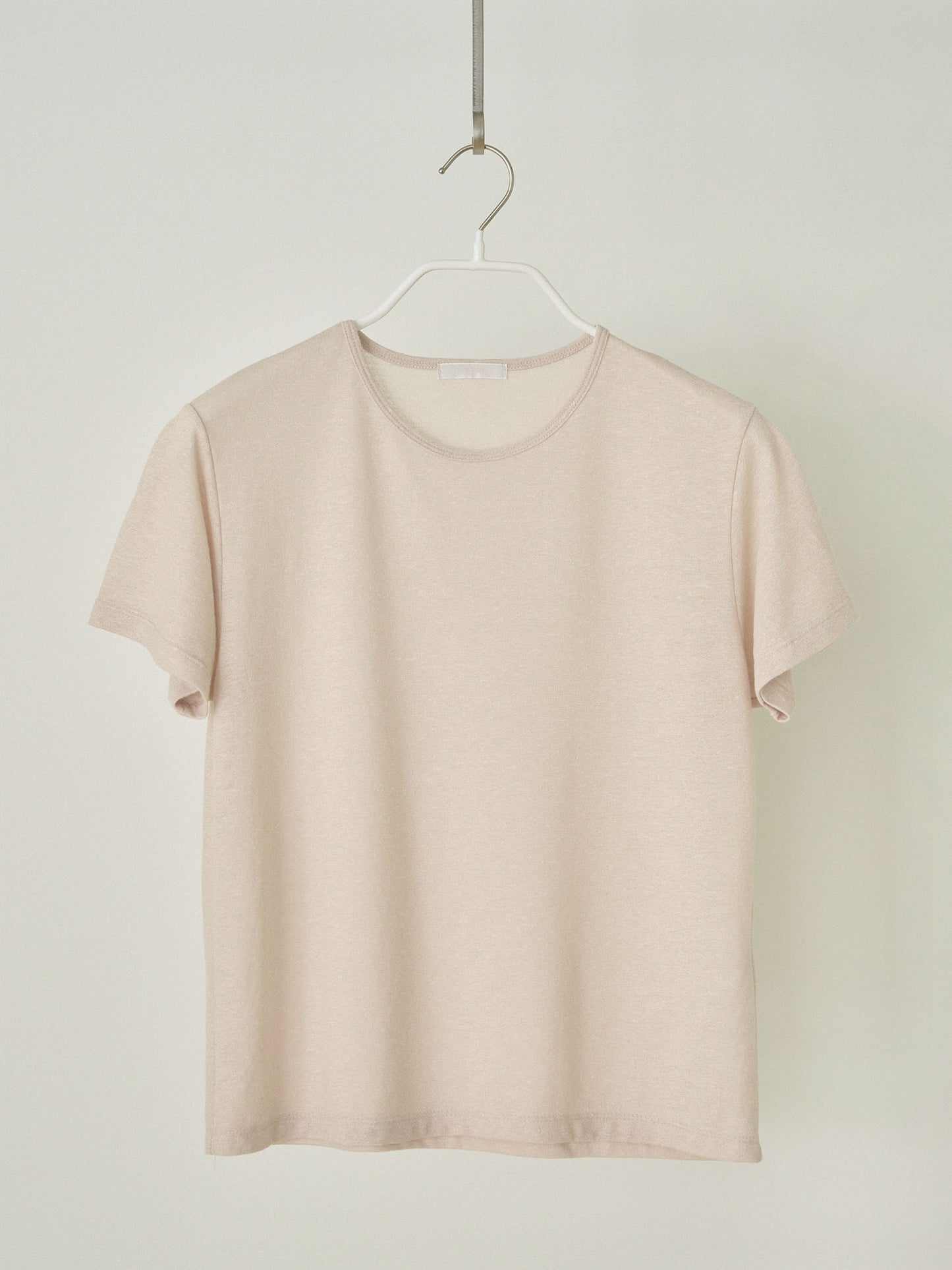 Linen Basic Short Sleeve - Beige